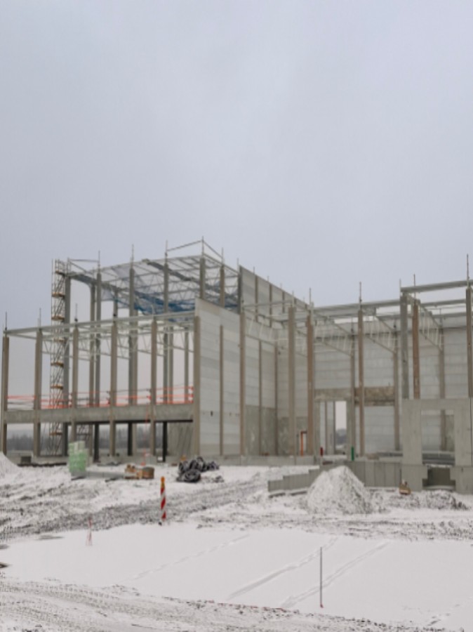 Neubau Lager- und Produktionshalle mit Bürogebäude